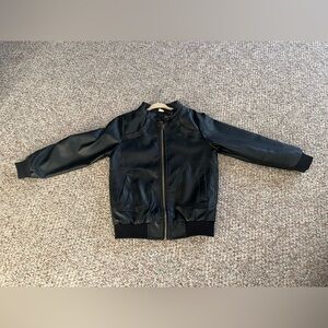 Black Faux Leather Jacket